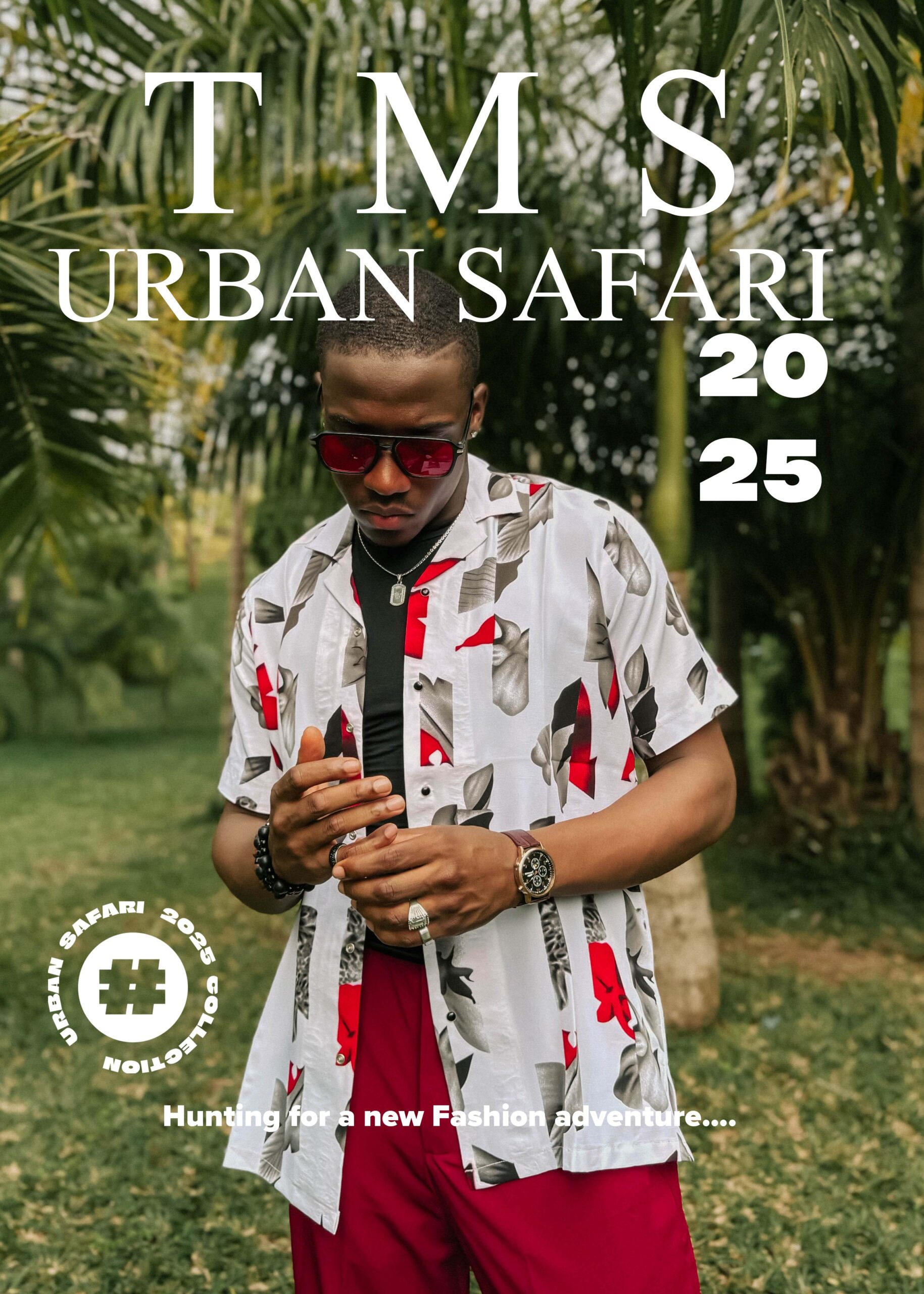 Urban Safari Crimson Red